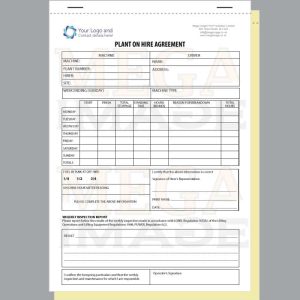 Plant on Hire Custom Form