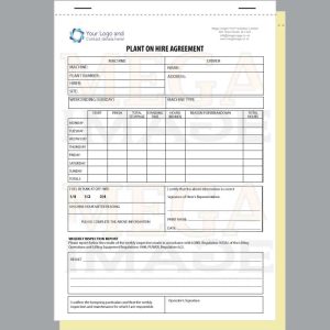 Plant on Hire Custom Form