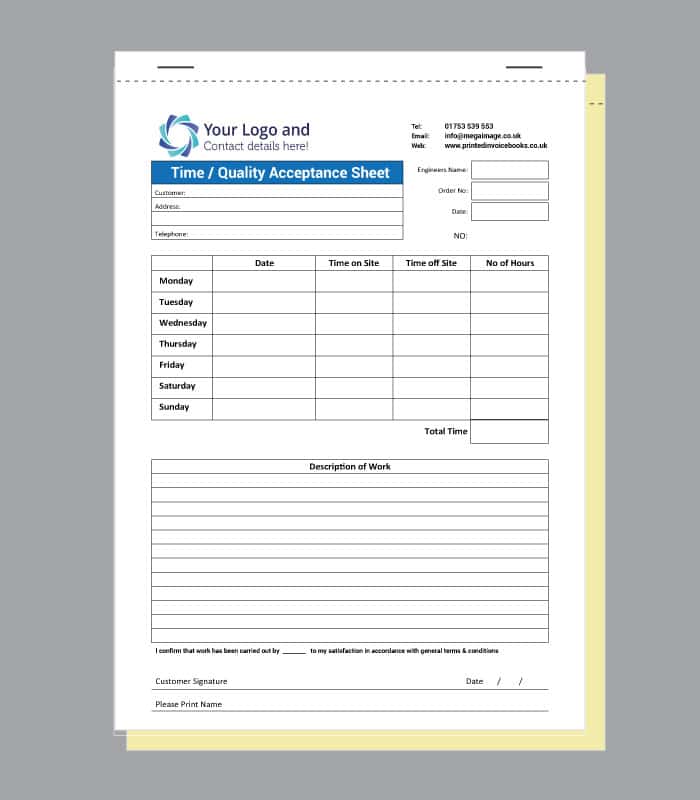 Time Sheet Form