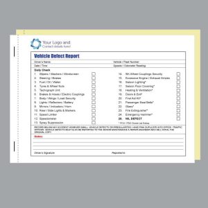 Vehicle Defect Report Form