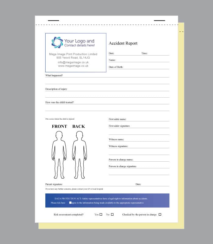 Accident Report Book