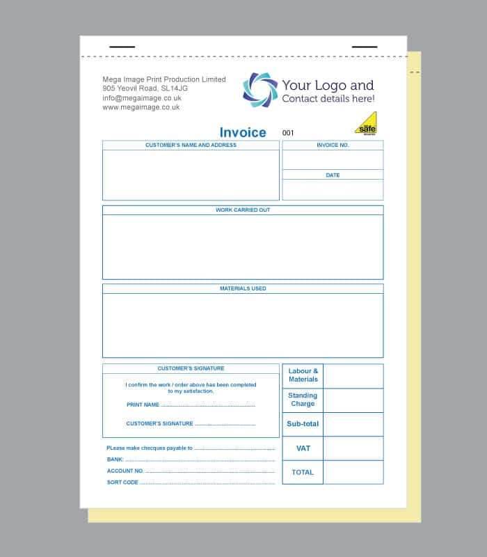 Plumbing Receipt Book