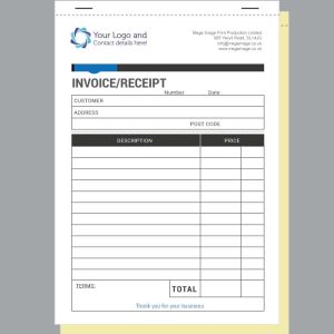 Invoice and Receipt Book Printing
