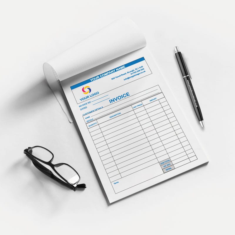 invoice book