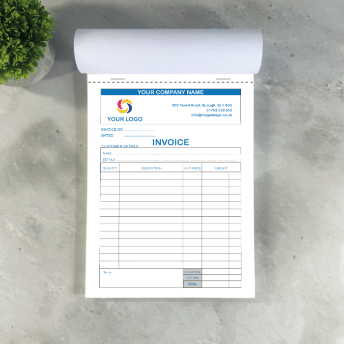 invoice book