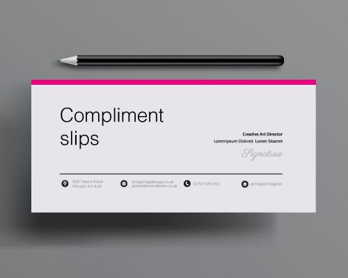 compliment slips