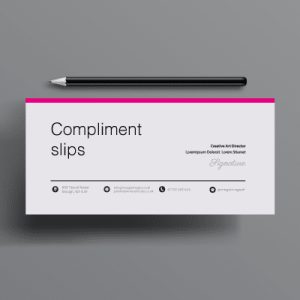 compliment slips