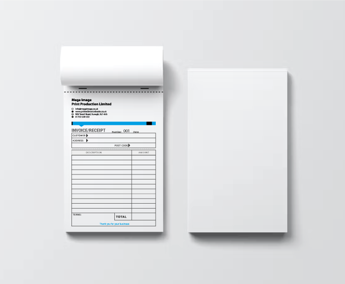 Personalised NCR Invoice Pads / Books Printedinvoicebooks