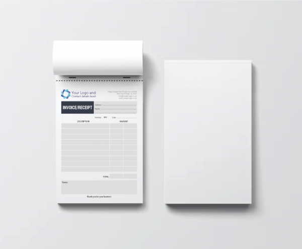 Personalised NCR Invoice Pads / Books - Printedinvoicebooks