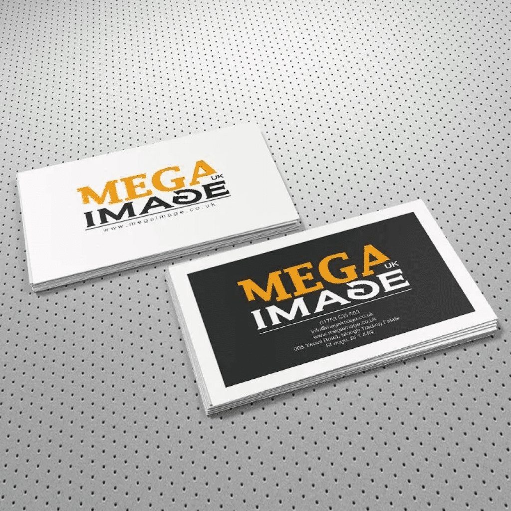 laminated business cards