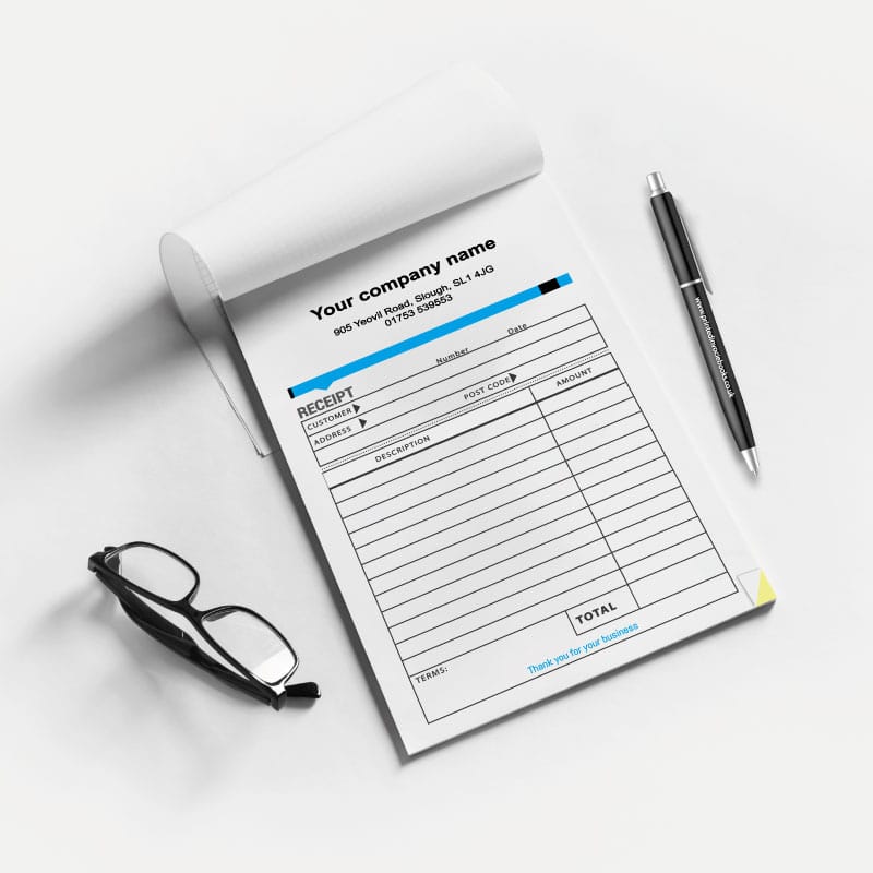 receipt book