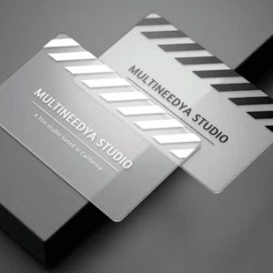 clear business cards