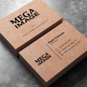 kraft business cards