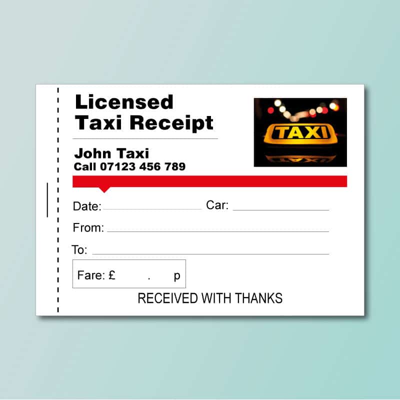 taxi receipt