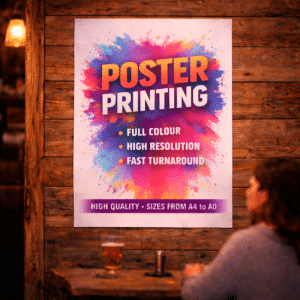Poster Printing UK – A4 to A0 Sizes